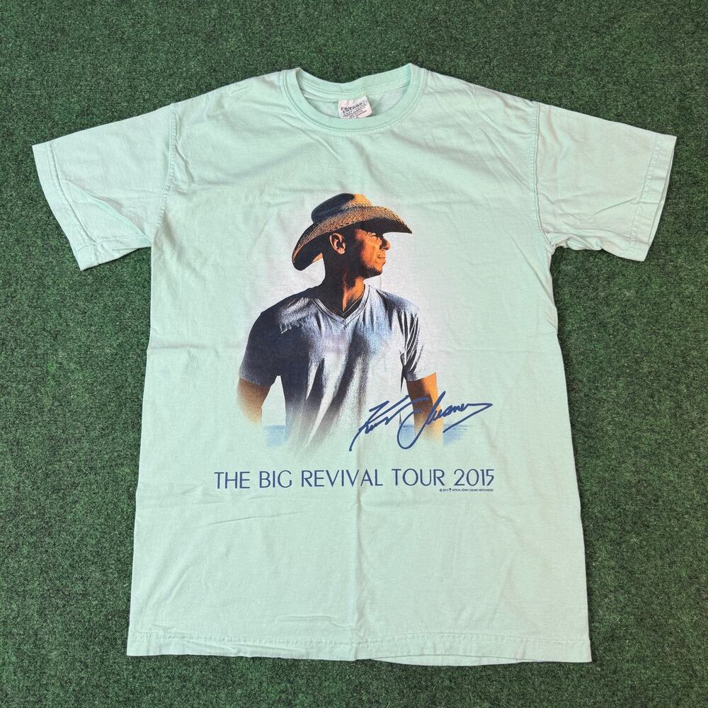 Comfort Colors Kenny Chesney Big Revival 2015 Tour Tee, Adult S